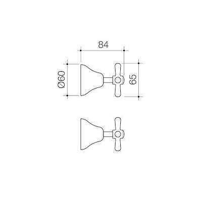Caroma Tasman II Handshower and Wall Top Assembly - Brand New - RRP $380.00