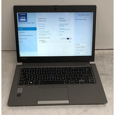 Toshiba Portege Z30-A 13-Inch Core i5 (4300U) 1.90GHz Laptop