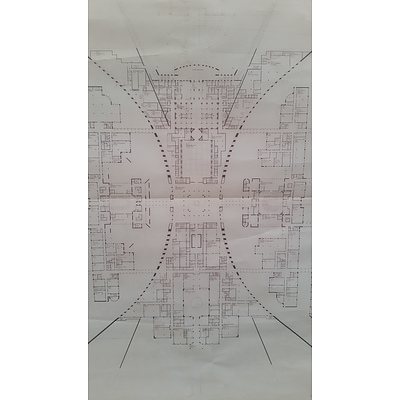 Architectural Ground Floor Plan of Australian New Parliament House