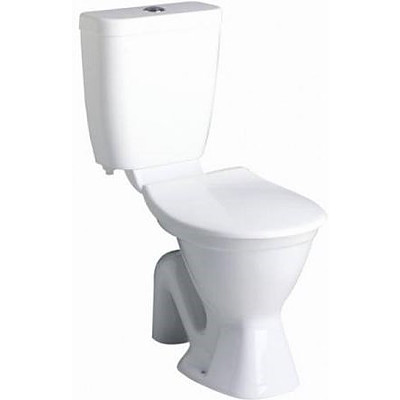 Novelli Centino N250W Wall Faced S Tap Toilet Pan With Plastic Seat and Cistern  - Brand New - RRP $350.00