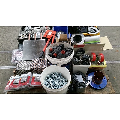 Selection of Tools, Hardware, Electrical and Plumbing Components