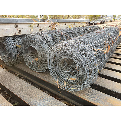 Lot 147 - Rolls of Wire Fence Mesh - Lot of 7