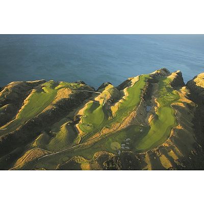 A round for 4 golfers with carts at the legendary Cape Kidnappers Golf Course NZ - Value $2500