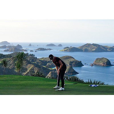 A round for 4 golfers with carts at the legendary Kauri Cliffs Golf Course NZ - Value $2500