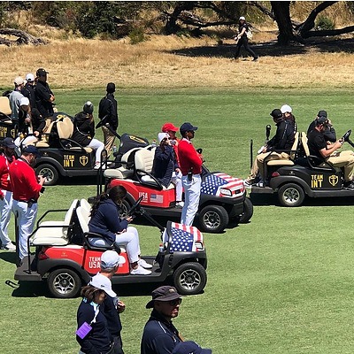 2019 President's Cup Team Car (1 of 7 only) - Signed by the USA Team - signed by players including Team Captain Tiger Woods
