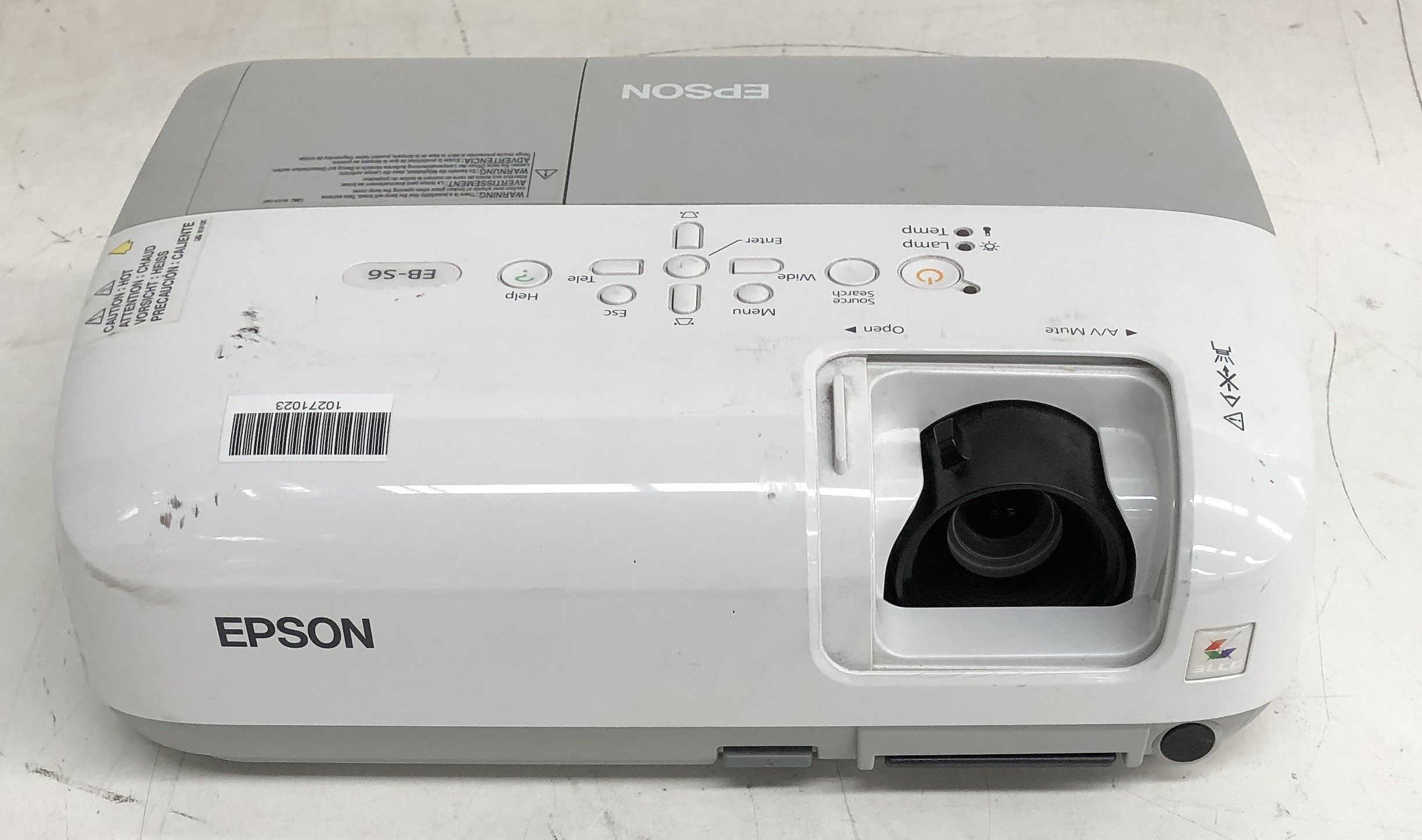 Epson (EB-S6) SVGA 3LCD Projector - Lot 1127238 | ALLBIDS