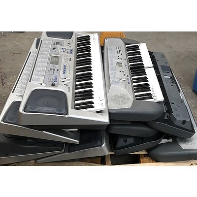 Bulk Lot of Assorted Casio Keyboards for Spare Parts