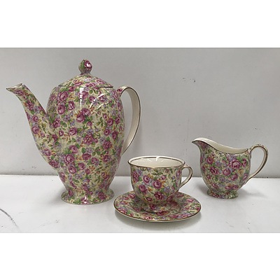 Royal Winton 'All Over Floral' Coffee Set