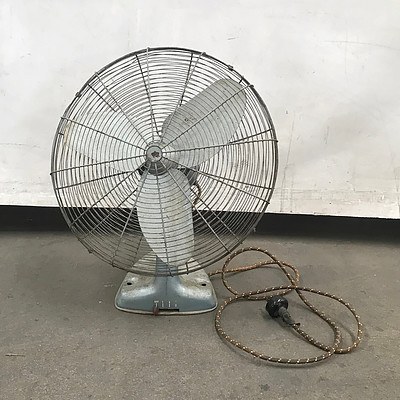 Retro Industrial Electric Fan
