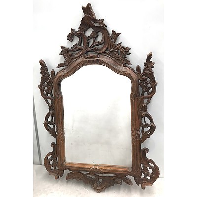 Large Rococo Style Moulded Mirror