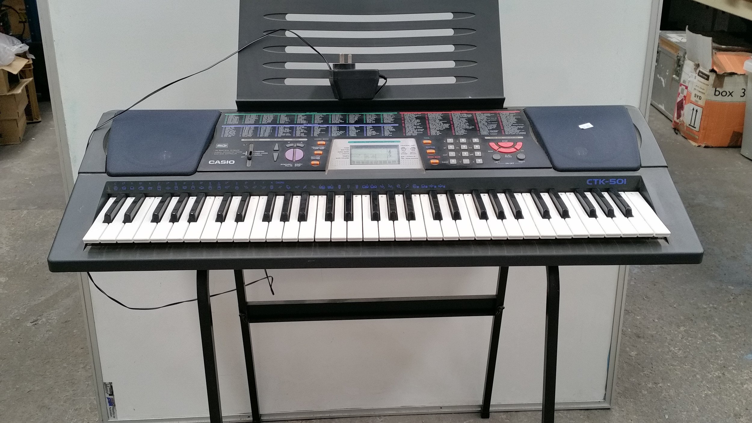 Casio Keyboard With Stand - Lot 1109503 | ALLBIDS