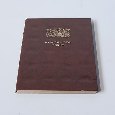 Dansco Australia Penny Collectors Book with Thirty Seven Pennies