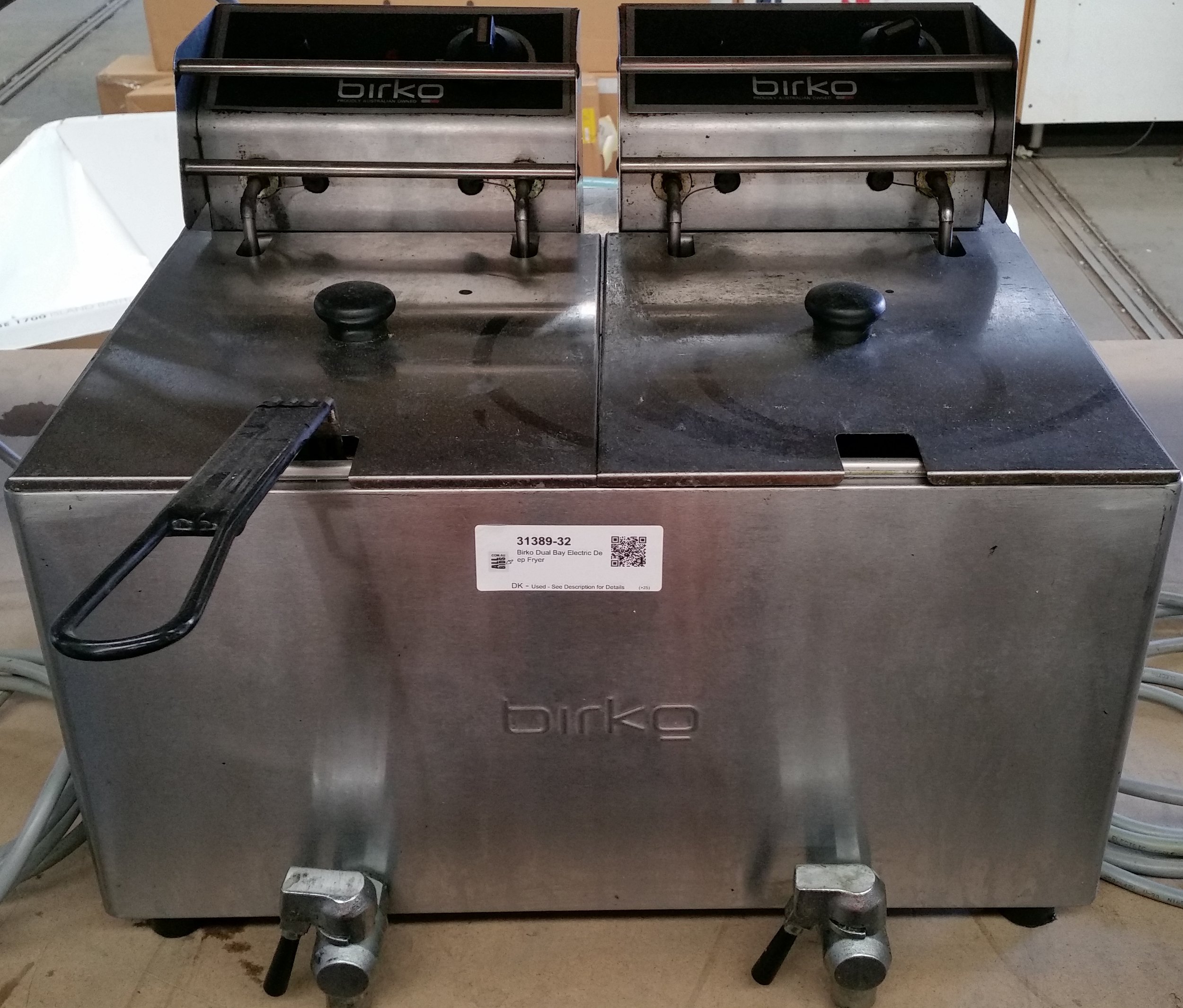 Birko Dual Bay Electric Deep Fryer Lot 1140620 ALLBIDS