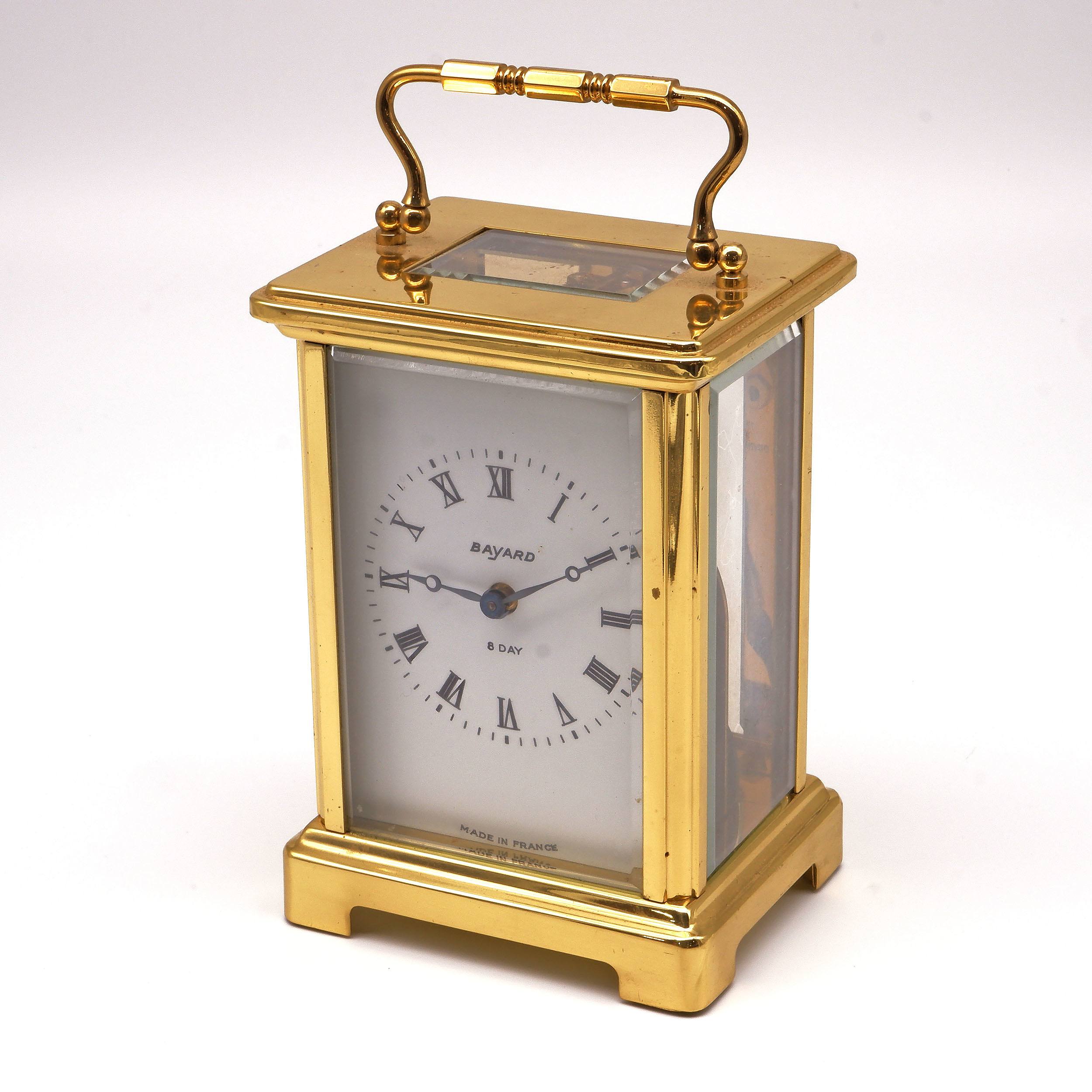 French Bayard 8 Day Carriage Clock Lot 1138786 ALLBIDS