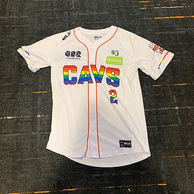 2020 Cavs Pride Night Jersey - Game worn by #2 Kelvin Melean