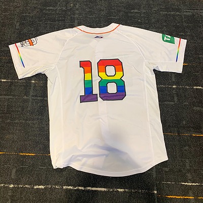 2020 Cavs Pride Night Jersey - Game worn by #18 Phil Pfiefer