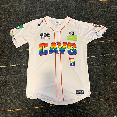 2020 Cavs Pride Night Jersey - Game worn by #5 Rhys Niit