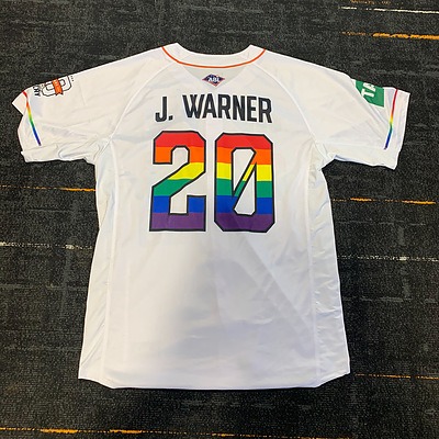 2020 Cavs Pride Night Jersey - Game worn by #20 Josh Warner