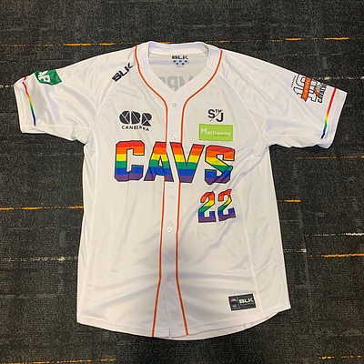 2020 Cavs Pride Night Jersey - Game worn by #22 Steve Chambers