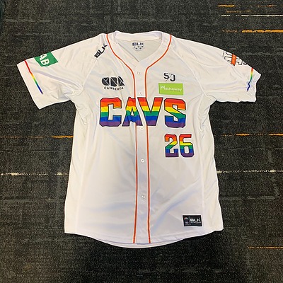 2020 Cavs Pride Night Jersey - Game worn by #26 Akeel Morris