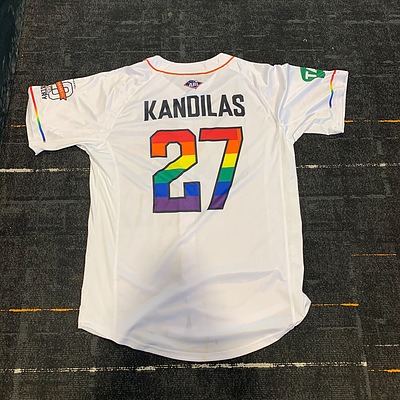 2020 Cavs Pride Night Jersey - Game worn by #27 David Kandilas