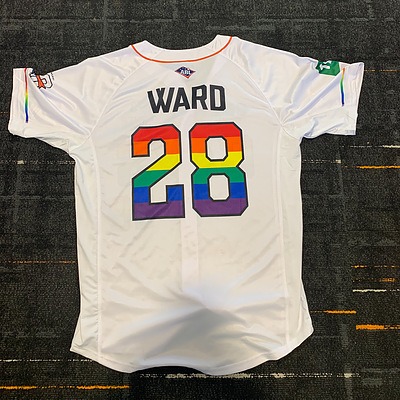 2020 Cavs Pride Night Jersey - Game worn by #28 Keith Ward