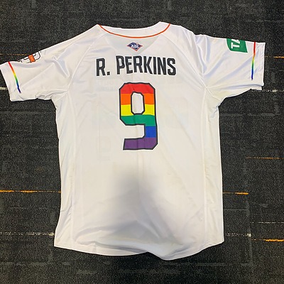 2020 Cavs Pride Night Jersey - Game worn by #9 Robbie Perkins