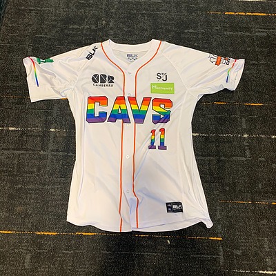 2020 Cavs Pride Night Jersey - Game worn by #11 Kyle Perkins