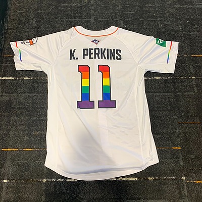 2020 Cavs Pride Night Jersey - Game worn by #11 Kyle Perkins