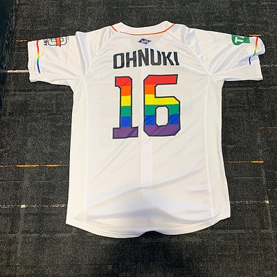 2020 Cavs Pride Night Jersey - Game worn by #16 Shinichi Ohnuki