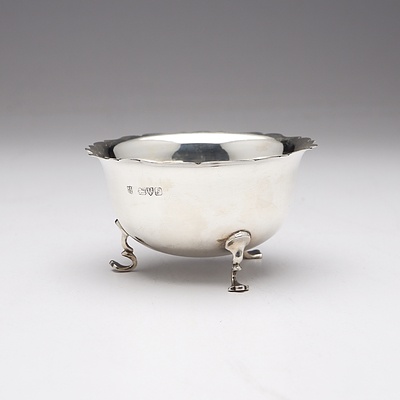 Sterling Silver Sugar Bowl, Chester, Barker Brothers, 1909, 65g