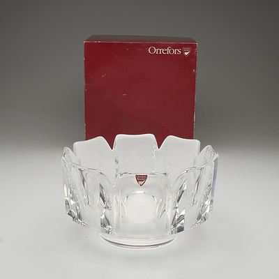 Orrefors Crystal Bowl in Original Box