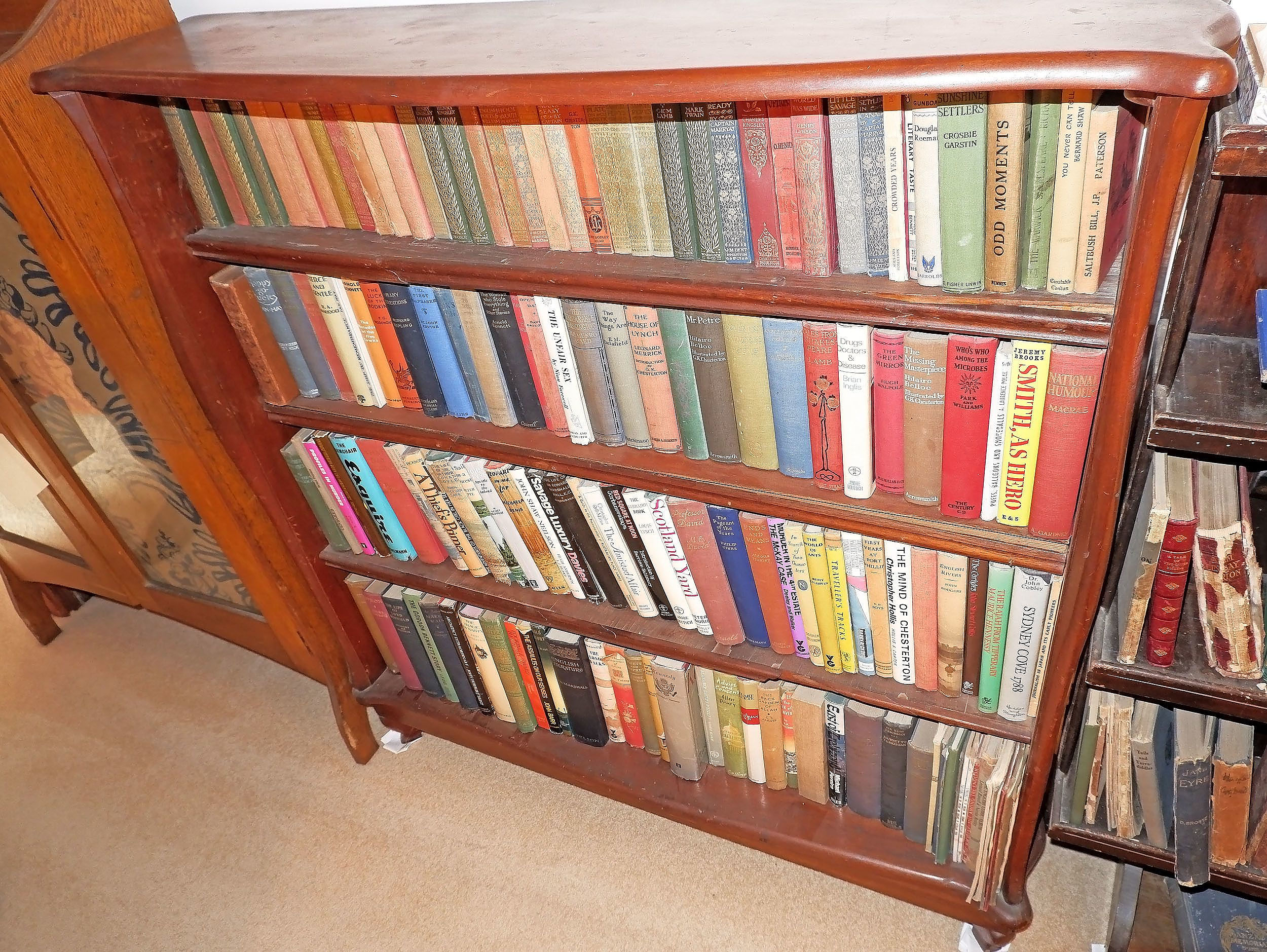 Vintage Australian Cedar Bookcase, Lot 1116339 ALLBIDS
