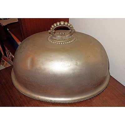 Victorian Silver Plated Meat Dome