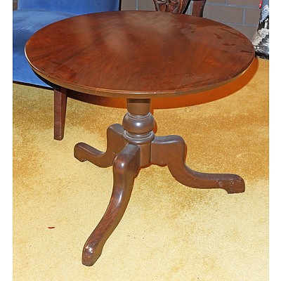 Mahogany Occasional Table, Reduced in Height