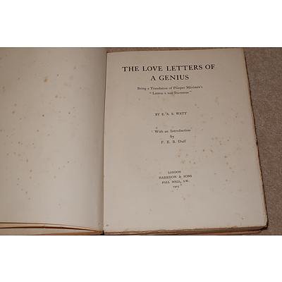 Ernest A. S. Watt, The Love Letters, London, Harrison & Sons 1905