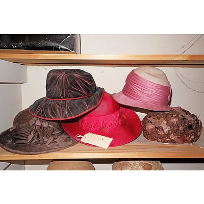 Five Vintage McDougall Sydney Ladies Hats