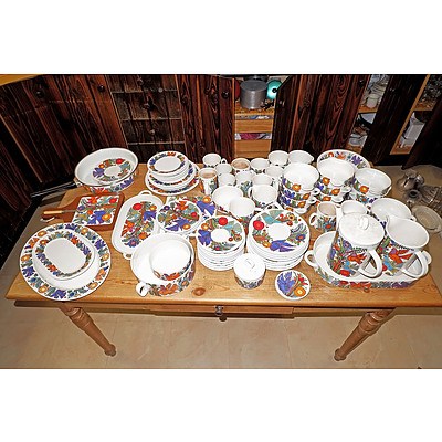 Large Group of Villeroy and Boch Acapulco Table and Serving Ware, 86 Pieces 