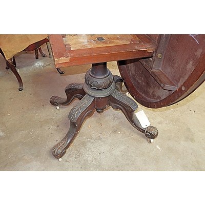 Late Victorian Inlaid Burr Walnut Loo Table