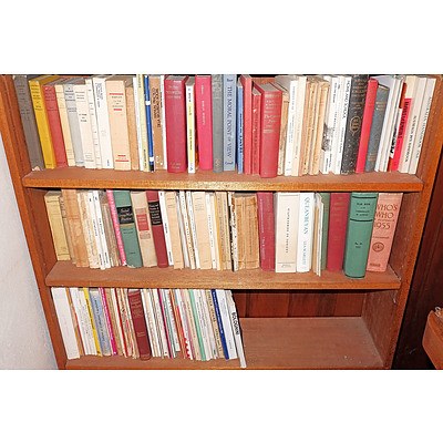 Six Shelves of Various Antique and Vintage Books