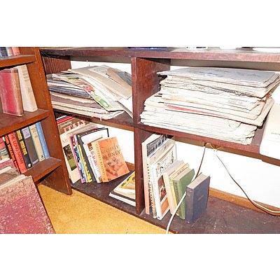 Various Shelves of Books, Sheet Music Etc 