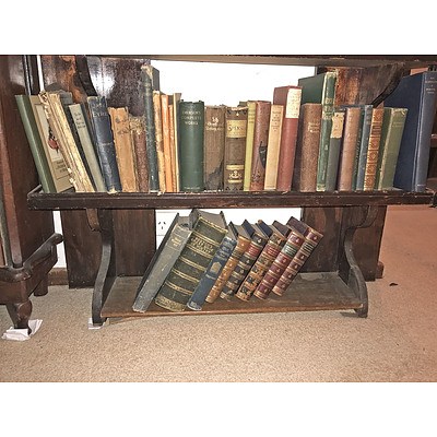 LATE ADDITION - Four Shelves of Antique and Vintage Books