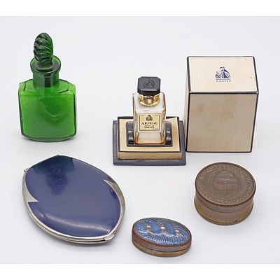 Melange of Perfume Items, Including Roger et Gallet Paris, Lanvin
