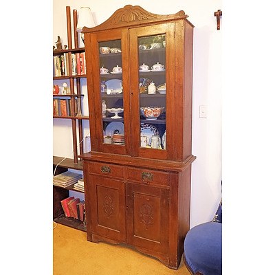 Arts and Crafts Silky Oak Bookcase, Early 20th Century