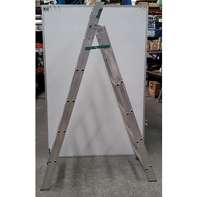 Aluminium 10 Rung Folding/Flip Ladder