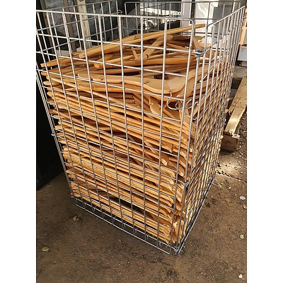 Cage of Timber Coat-hangers