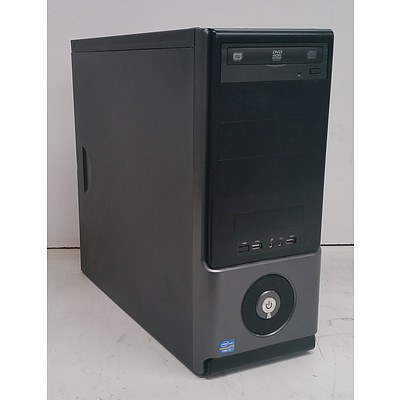Black Chassis Intel Core i3 (3220) 3.30GHz Desktop Computer