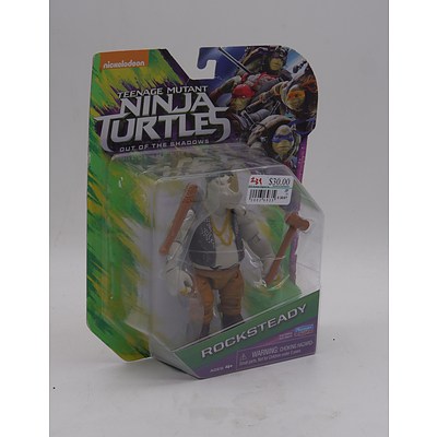 Teenage Mutant Ninja Turtles TMNT 2 Movie 2 - Rocksteady Collectible Figurine