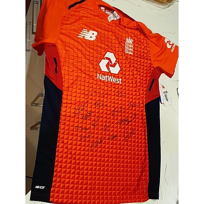 Signed England Woman's T20 World Cup shirt
