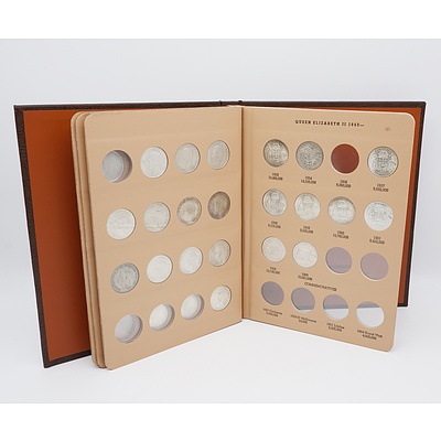 Dansco Album With Thirty Two Australian Florins, Various Dates from 1922 to 1963